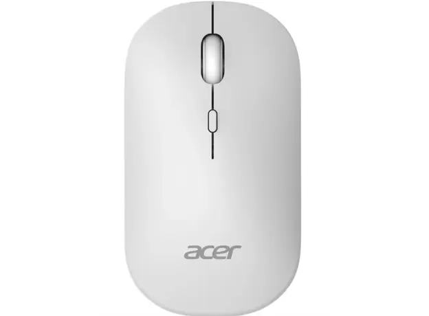 Acer Mouse wireless dual mode 2.4GHz and BT5.2, 4 buttons, AMR130, White