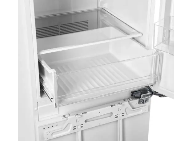 Built-in refrigerator ARDESTO with bottom freezer, 177x54.5x54, ref-180L, freeze-68L, 2 doors, A+, NF, door-on-door, white, 5 image