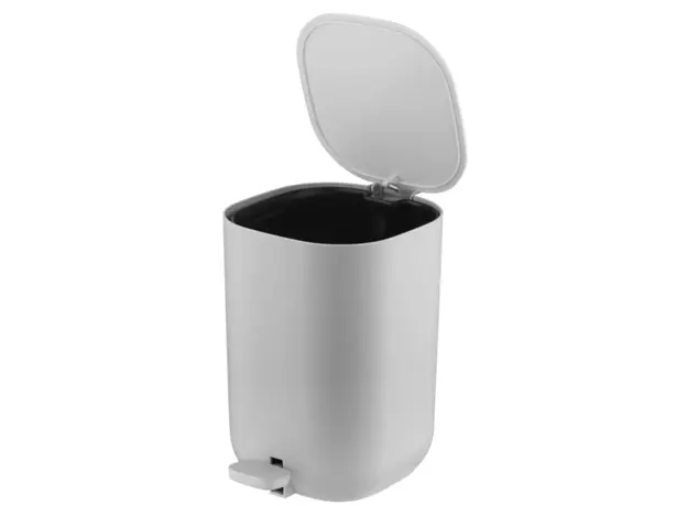 Trash can ARDESTO Step bin Vigor, 3l, polypropylene, grey 767637180733, 3 image