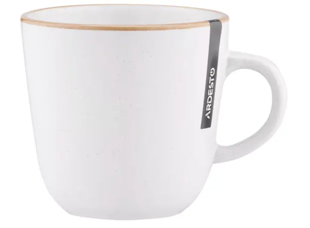 Cup ARDESTO Mug Apulia, 450ml, ceramic, white 767637171090