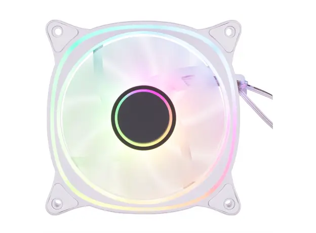 Cooler 2E GAMING Case Fan Air Cool X Fan ACF120XB-ARGB, 120mm, 1200rpm, 3pin, 3pin +5VARGB, 20.4dBa, white, 2 image