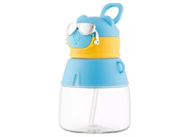 Water bottle Ardesto Bottle Space 550ml, plastic, light blue, 3 image