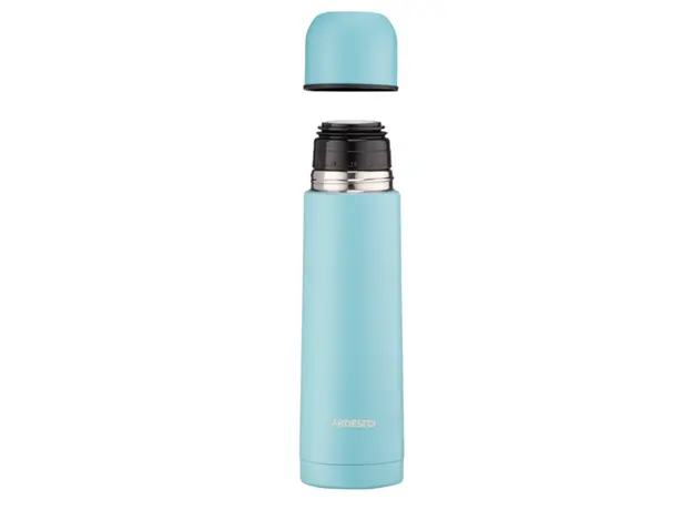 Thermos Ardesto Vacuum Flask Bright City, 500ml, stainless steel, blue, 4 image