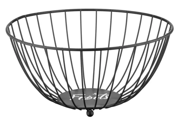 Fruit bowl Ardesto Basket Midori 28x28x13cm, metal, black