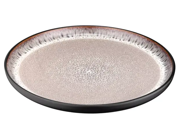 Ardesto Dinner plate Bolzano, 26.6cm, ceramic, black-brown