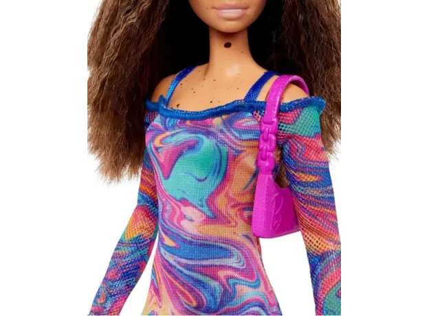Barbie Doll Mattel Barbie Fashionistas Doll - Rainbow Marble Swirl (New pack.), 3 image