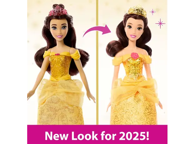Doll MATTEL Disney Princess Fashion Core Doll - Belle, 3 image