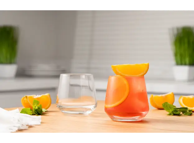 Glass set Ardesto Low Glass Gloria Shine, 345ml, 3pcs, glass, transparent, 3 image