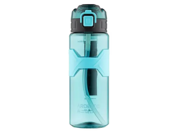 Water bottle Ardesto Bottle Fitness 800ml, plastic, light blue