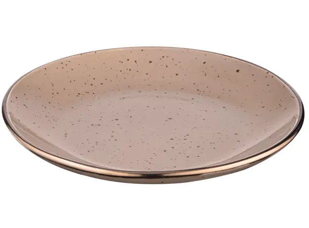 ARDESTO Dessert plate Emilia, 20cm, ceramic, brown 767637175982, 2 image
