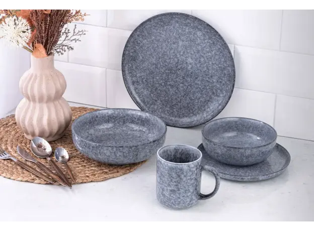 Cup ARDESTO Loreto, 390ml, porcelain, gray 767637176118, 4 image