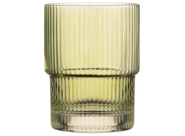 Set of glasses Ardesto Low, 200ml, 2pcs, glass, green