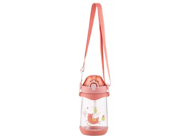 Ardesto Bottle for kids Llama, 500ml, plastic, pink, 4 image
