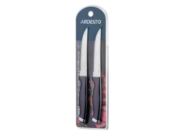 Set of knives ARDESTO Gemini Gourmet, 2pcs, stainless steel, black 767637169226, 3 image