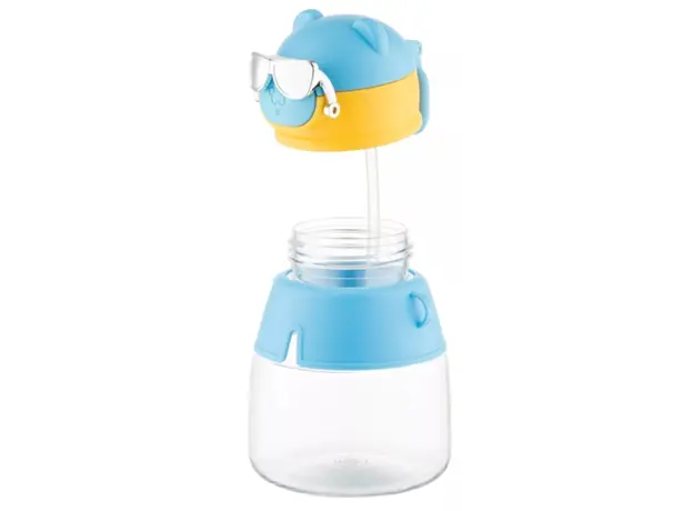 Water bottle Ardesto Bottle Space 550ml, plastic, light blue, 2 image