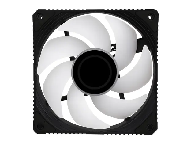 Cooler 2E GAMING Case Fan Air Cool Infinity ACF120IW-ARGB, 120mm, 1200rpm, 3pin, 3pin +5VARGB, 23dBa, black, 4 image