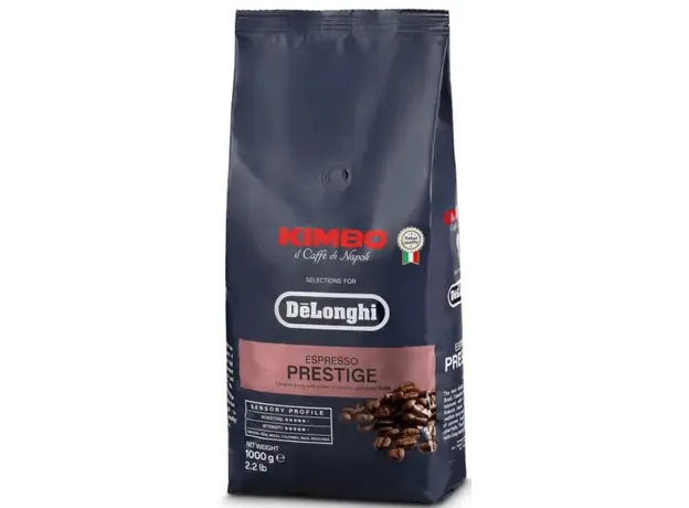 Coffee beans Kimbo for DeLonghi, Prestige 65% Arabica 35% Robusta, 1kg