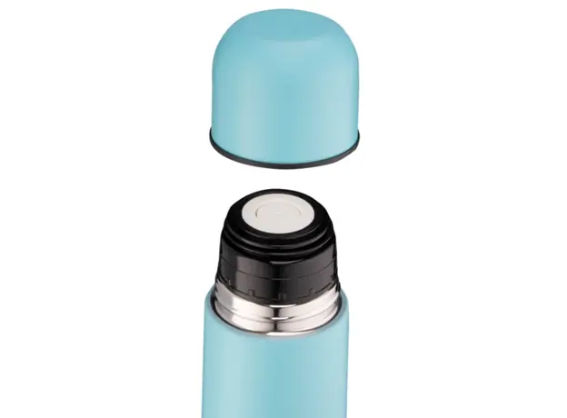 Thermos Ardesto Vacuum Flask Bright City, 500ml, stainless steel, blue, 3 image