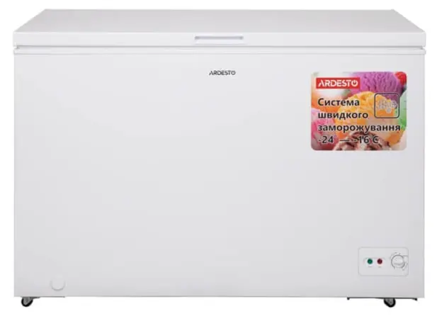 Freezer fridge ARDESTO, 362L, A+, ST, white, 2 image