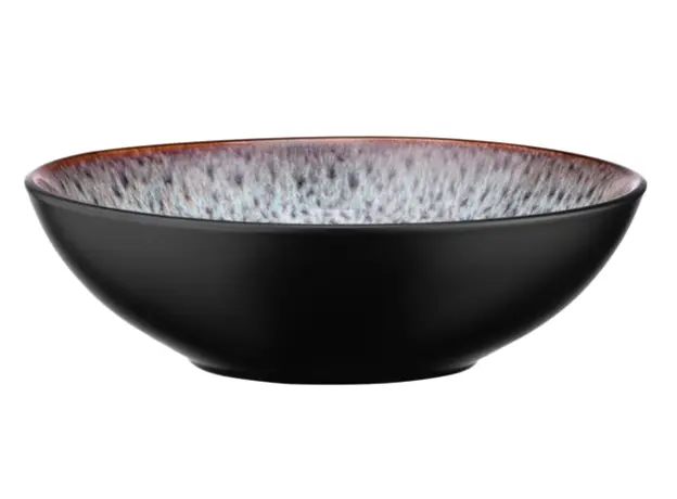 Ardesto Soup plate Bolzano, 630ml, 18cm, ceramic, black-brown, 2 image