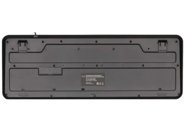 Keyboard 2E Keyboard membrane KM1040 104key, USB-A, EN/UK, black, 4 image