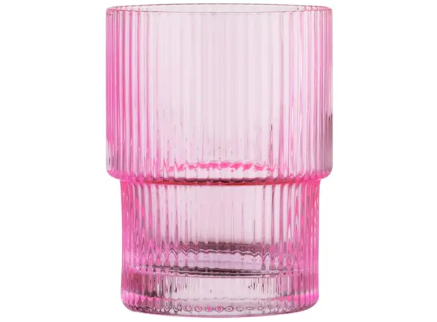Ardesto Low glasses set, 200ml, 2pcs, glass, pink