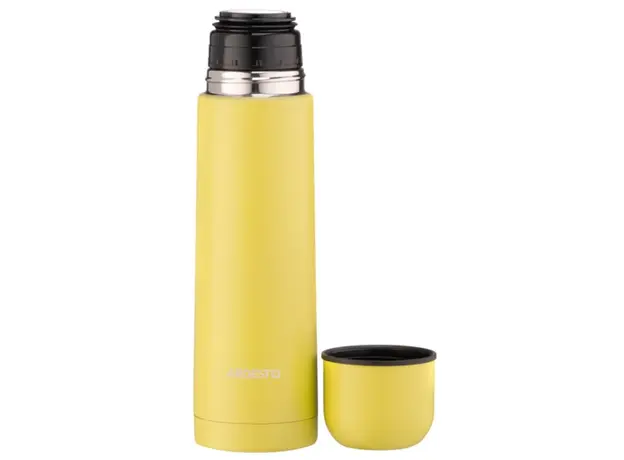 Thermos Ardesto Vacuum flask Bright City, 500ml, stainless steel, yellow, 2 image
