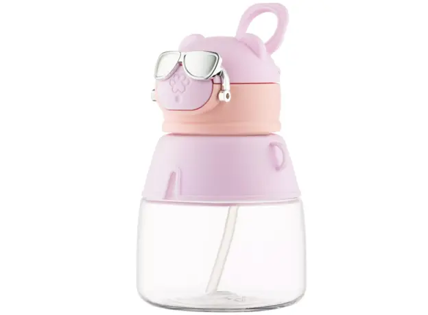 Ardesto Bottle Space 550ml, plastic, pink, 3 image