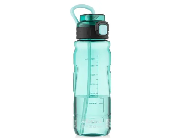 Water bottle ARDESTO Sport 1000ml, plastic, green