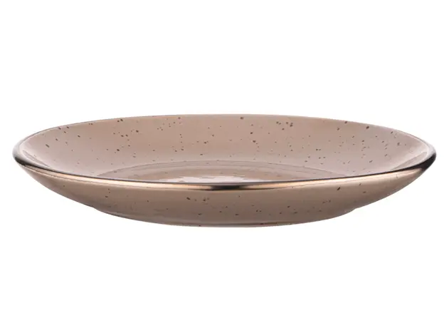 ARDESTO Dessert plate Emilia, 20cm, ceramic, brown 767637175982, 3 image