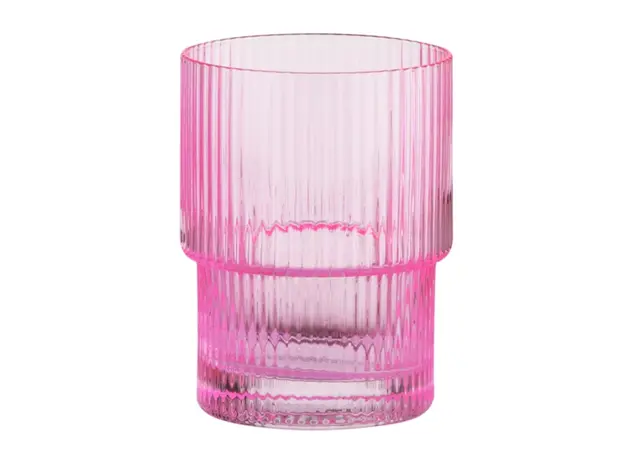 Ardesto Low glasses set, 200ml, 2pcs, glass, pink, 2 image