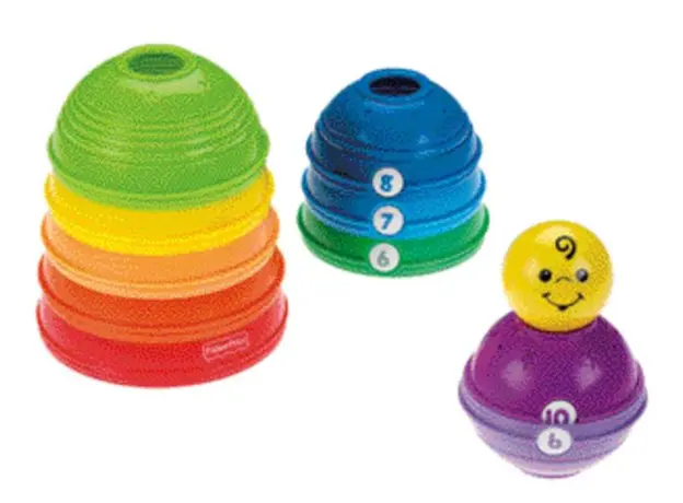Toy figures MATTEL Stack & Roll Cups, 3 image