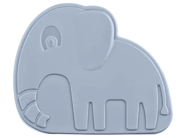 Container ARDESTO Lunch box Fresh Elephant 1l, plastic, blue