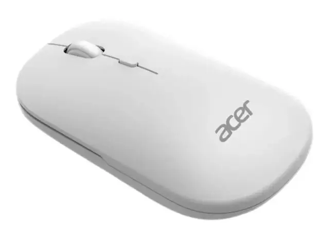 Acer Mouse wireless dual mode 2.4GHz and BT5.2, 4 buttons, AMR130, White, 3 image