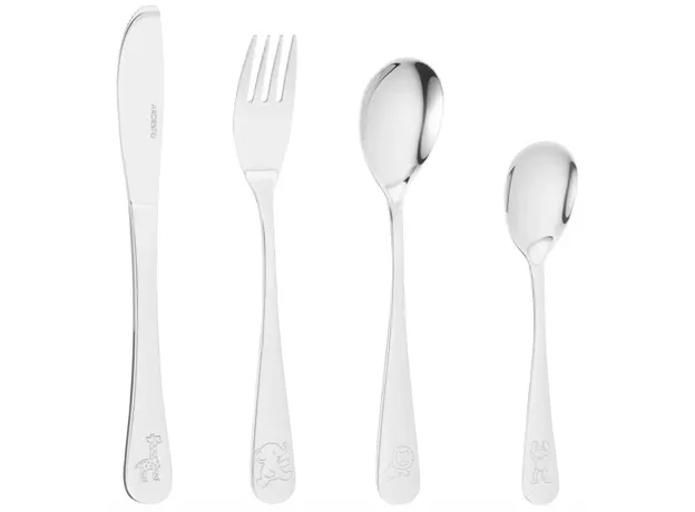 Dana Fork Set Ardesto Children cutlery set Animals, 4 pcs, stainless steel, 2 image