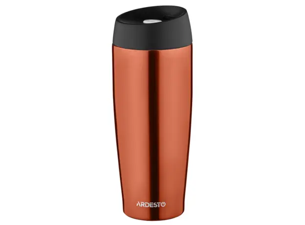 Thermos ARDESTO Travel mug Easy travel 450 ml, orange, s/s