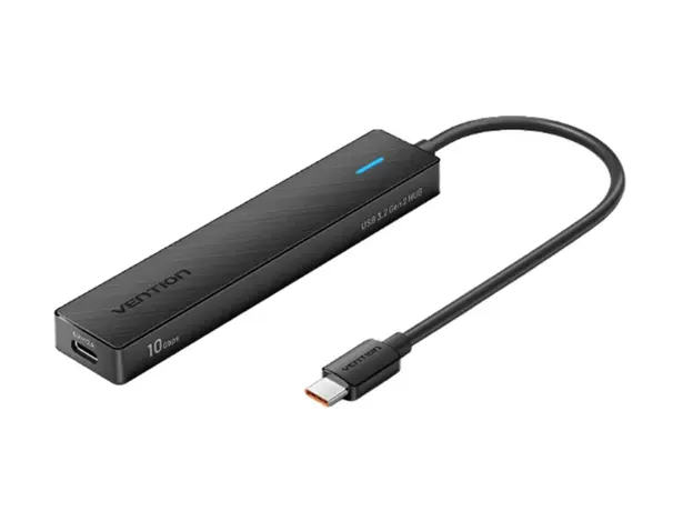USB Hub Vention CHYBB 5-in-1 USB/USB-C 3.2 10Gbps Hub 0.15m Black