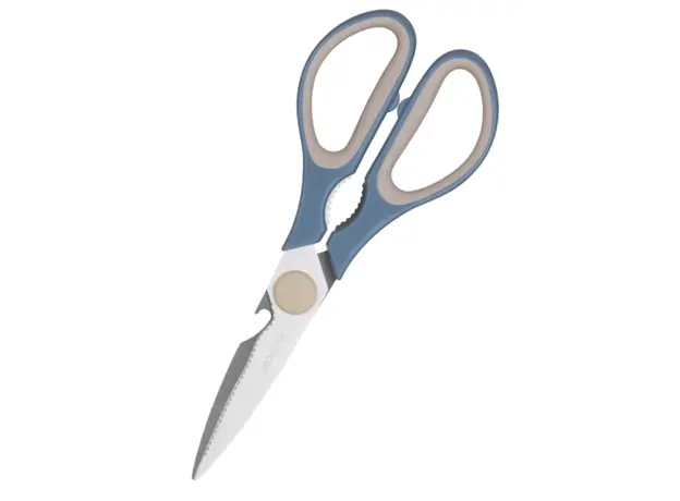 Ardesto Kitchen scissors Gemini, 21cm, stainless steel, plastic, gray-blue