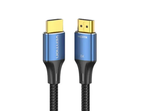 Vention ALGLJ 8K/60Hz HDMI Cable 5m Blue Aluminum, 2 image