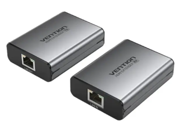 Adapter Vention AKGH0-EU Network Cable Extender 60m Gray Aluminum, 2 image
