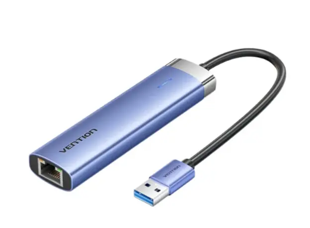 USB hub Vention TGFSB 5-in-1 USB 3.0 Hub 0.15m Blue Aluminum, 3 image
