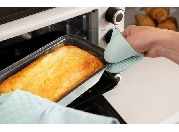 Kitchen glove Ardesto Glove Tasty Baking, 9x10x7cm, silicone, blue, 3 image