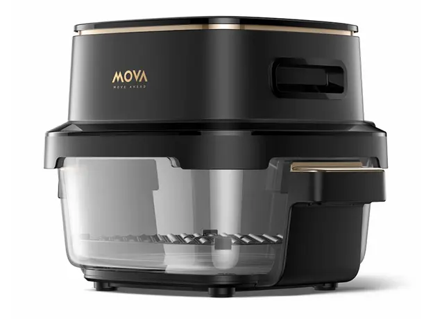 Aerogril Mova Air Fryer Aeroglass AF20 Pro Black, 3 image