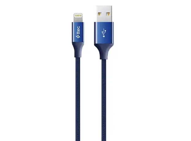 USB Cable TTEC ALUMICABLE USB-A - LIGHTNING CHARGE/DATA CABLE, 120CM, NAVY 2DK16L