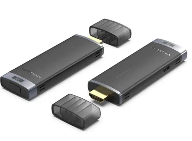 ადაპტერი: Vention ADCL0 USB-C 5GHz Wireless HDMI Transmitter and Receiver Black/Blue