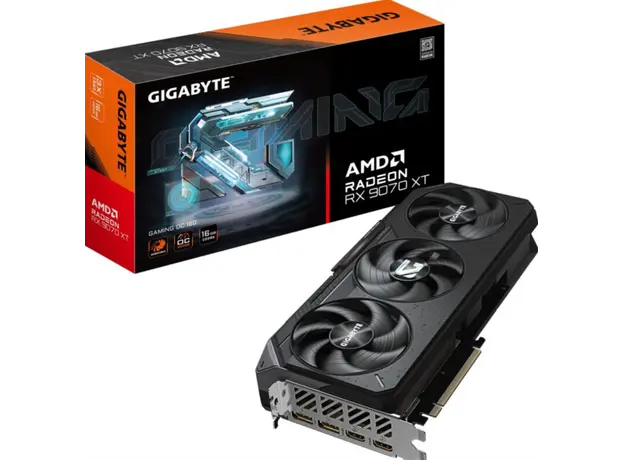 Video board GIGABYTE VGA PCIE16 RX9070XT 16GB GDDR6 R9070XTGAMING OC-16GD