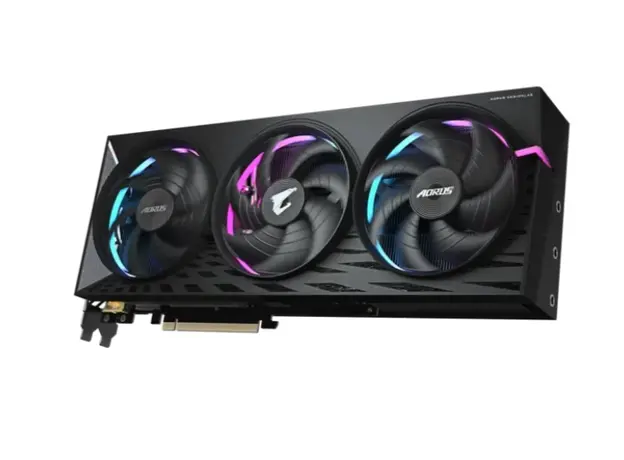 Video Card GIGABYTE VGA PCIE16 RX9070XT 16GB GDDR6 R9070XTAORUS E-16GD, 5 image