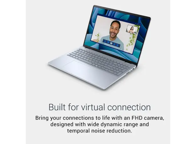 Notebook Dell 16 DC16251/Core 7-150U/32GB/1TB SSD/Intel Graphics/FgrPr/WLAN + BT/16" FHD+/Backlit Kb/Silver/4 Cell/65W/Ubuntu/3Ywr, 4 image