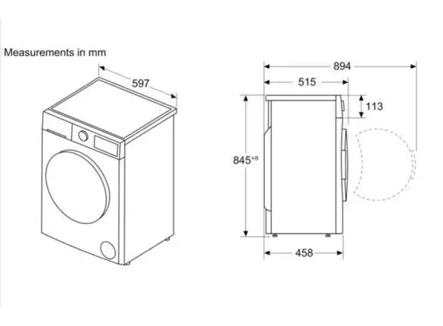 Washing machine BOSCH WLZ2421SME, 3 image