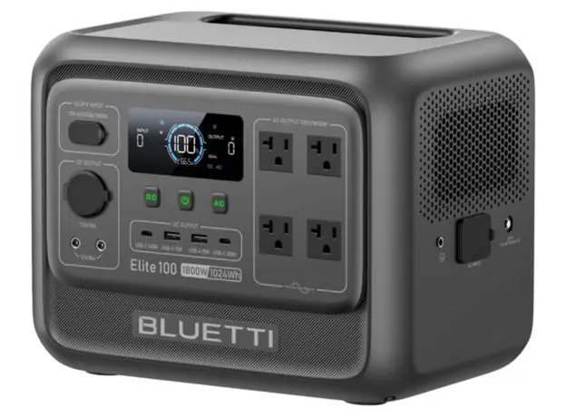 Bluetti Premium 100 V2 Portable Power Station 2000W/1024Wh, 2 image